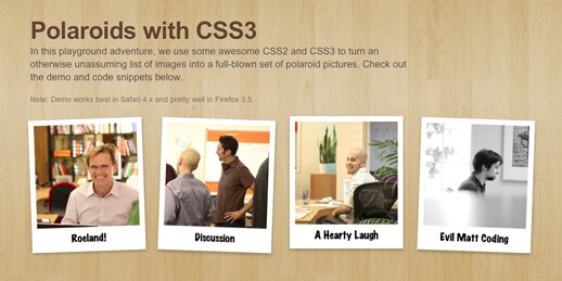 Easily Turn Your Images Into Polaroids with CSS3