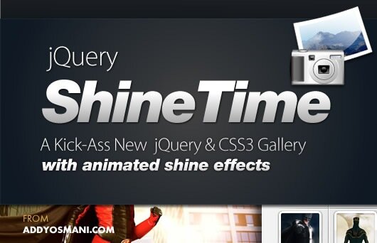Query & CSS3 Gallery With Animated Shine Effects