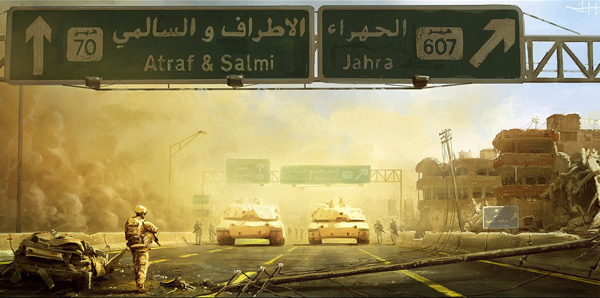 Highway Patrol by etwoo1 500x313 50 Visually Delicious Landscape and Scenery Artworks