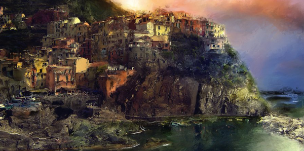 Cinque Terre by phatpuppy1 500x375 50 Visually Delicious Landscape and Scenery Artworks