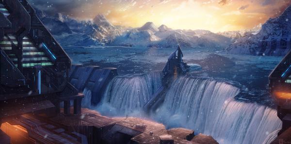 Frigid Warmth by Rahll1 500x339 50 Visually Delicious Landscape and Scenery Artworks