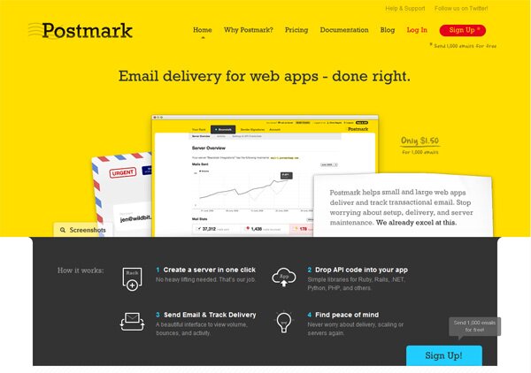 Postmark Application WebSite Designs