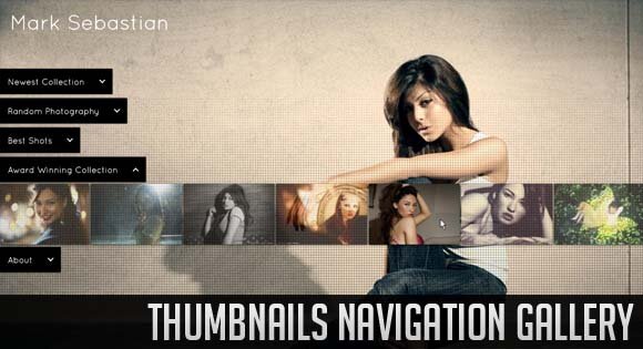 Thumbnails Navigation Gallery with jQuery