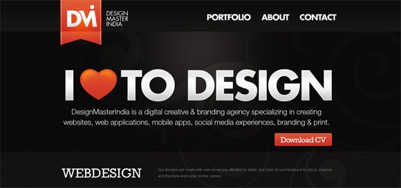 35 Inspirational list of Typographic Based Website Designs
