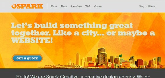 35 Inspirational list of Typographic Based Website Designs