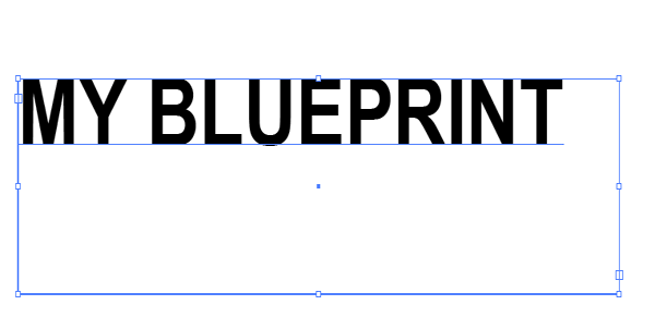 Converting Text Titles to Blueprint-Like Styles