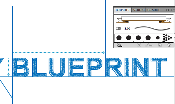 Converting Text Titles to Blueprint-Like Styles