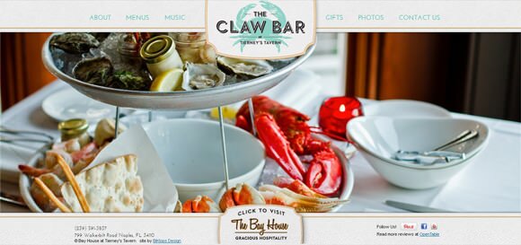 20 Cool Restaurants and Foods Website Designs