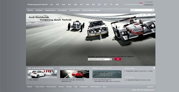 28 World’s Famous Automobile Manufacturers Websites to Inspire You