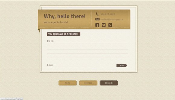 30 Trendy Contact Form Designs for your Inspiration