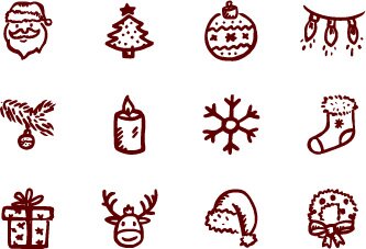 25+ Awesome Christmas Icon Sets for Free