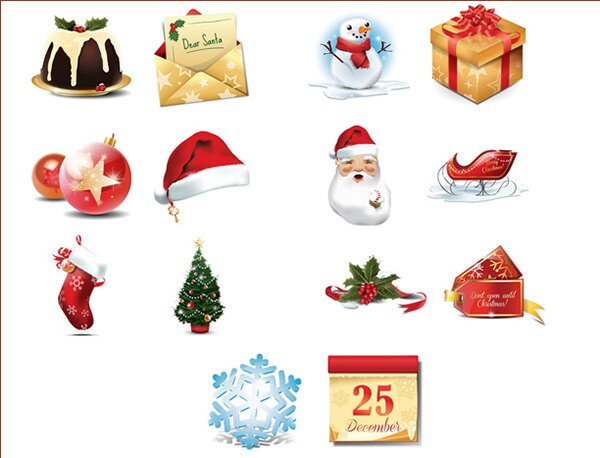 25+ Awesome Christmas Icon Sets for Free